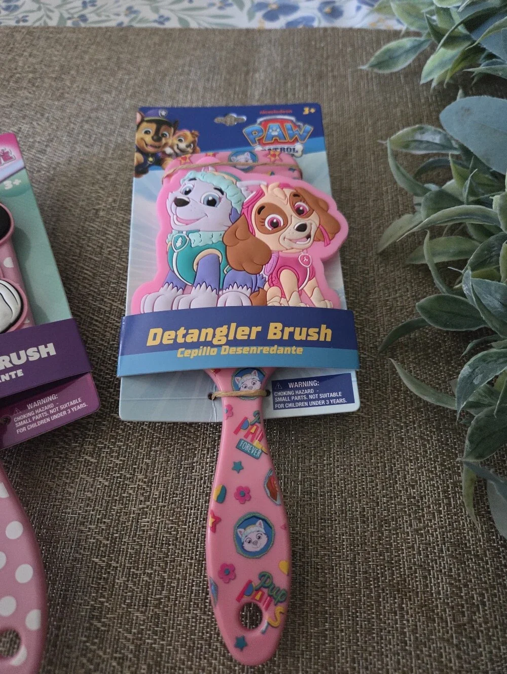 Disney Pink Minnie Mouse Or Paw Patrol Detangler Brushes